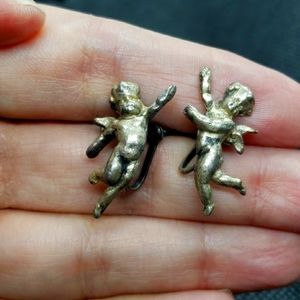 Vintage SS cupid earrings